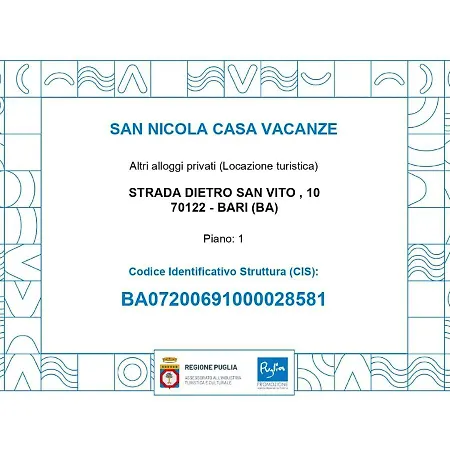 San Nicola Casa Vacanze * Bari